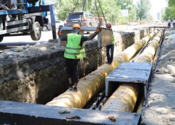 Талдықорғанда жылу желілерін жаңарту жалғасады