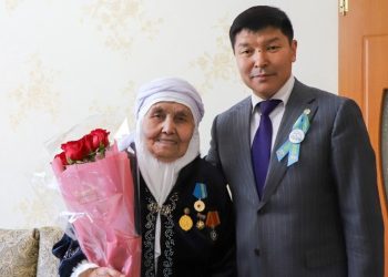Талдықорғанда тыл ардагерлері марапатталды