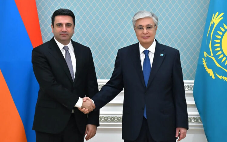 Мемлекет басшысы Армения Ұлттық жиналысының төрағасы Ален Симонянды қабылдады