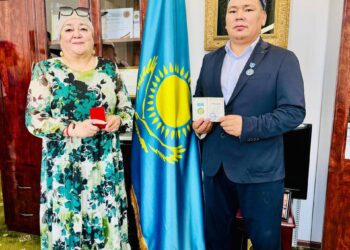 Бас имам «Еңбек даңқы» төсбелгісімен марапатталды
