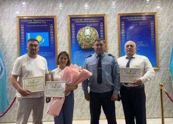 Жетісу облысында қоғамдық тәртіпке үлес қосқан тұрғындар марапатталды
