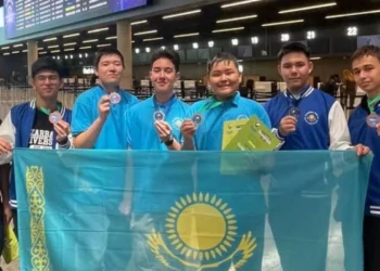 Талдықорғандық оқушы Еуропадағы олимпиадада алтын жүлде жеңіп алды