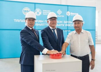 Жетісуда өңірде теңдесі жоқ газбетонды блоктар шығаратын заманауи зауыт ашылды