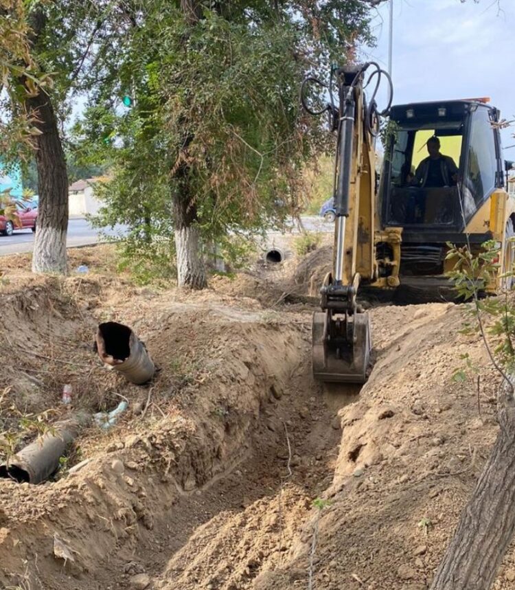 Талдықорғанда арық желісін жаңарту жалғасуда