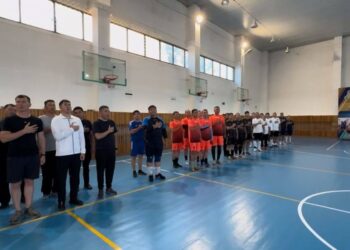 Талдықорғанда полицейлер арасында футболдан турнир өтті