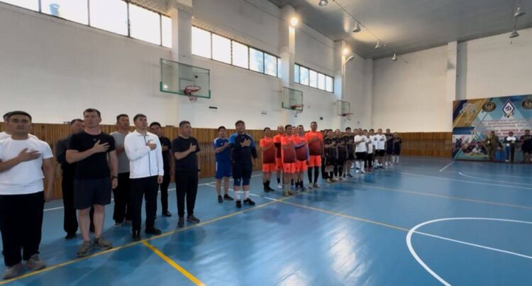 Талдықорғанда полицейлер арасында футболдан турнир өтті