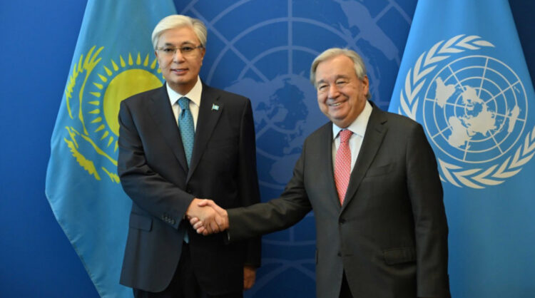 Қасым-Жомарт Тоқаев БҰҰ Бас хатшысымен кездесті