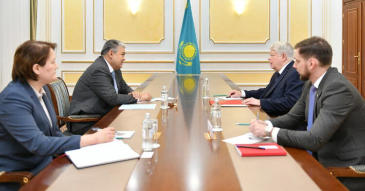 Еліміздің Сыртқы істер министрі Ресей Елшісімен жүздесті