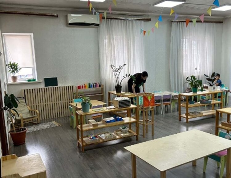 Монтессори жүйесіндегі балабақша