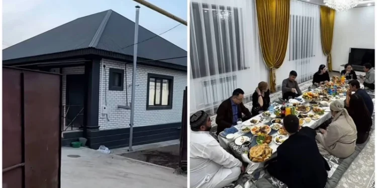 Шерзат Полаттың отбасы жаңа үйге көшті