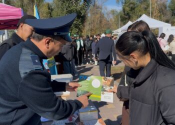 «Qosyl Fest» жастар фестивалі аясындағы нашақорлыққа  қарсы акция өтті