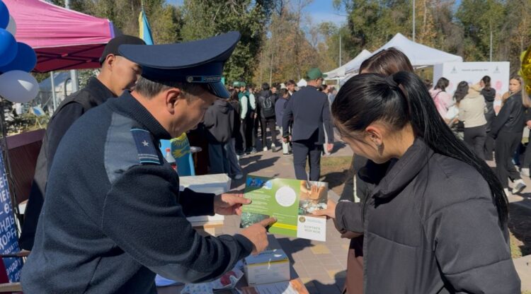 «Qosyl Fest» жастар фестивалі аясындағы нашақорлыққа  қарсы акция өтті