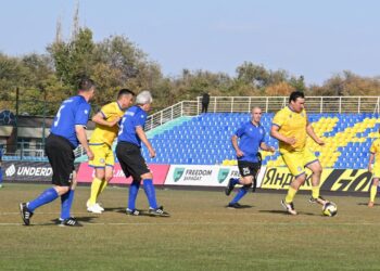 Футболдан Қазақстан ұлттық құрамасының ардагерлері Жетісуда жолдастық кездесу өткізді