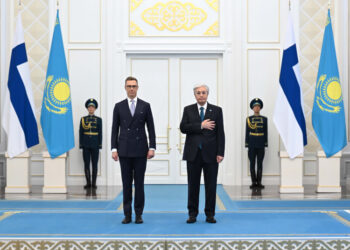 Мемлекет басшысы Финляндия Президенті Александр Стуббпен келіссөз жүргізді