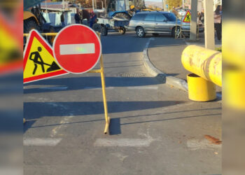 Талдықорғанда жаңа төселген жол қайта қазылды