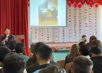 Жетісуда полицейлер шалғай ауыл жастарына құқықтық түсіндіру жұмыстарын жүргізуде