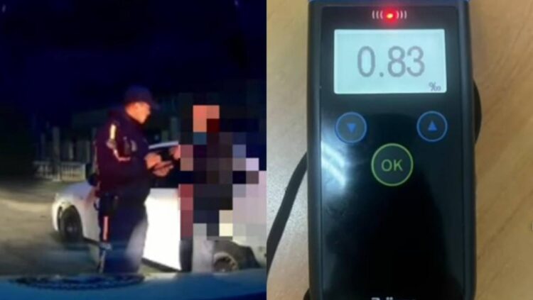 Жетісуда полицейлер мас жүргізушіні тоқтатып, апаттың алдын алды