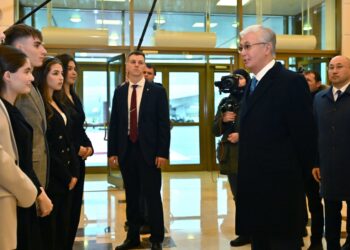 Президент Мәскеу мемлекеттік халықаралық қатынастар институтының студенттерімен әңгімелесті