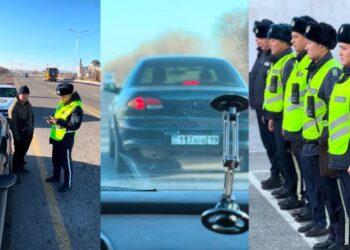 Жетісуда патрульдік полиция жол тәртібін сақтау мәселесіне назар аударды