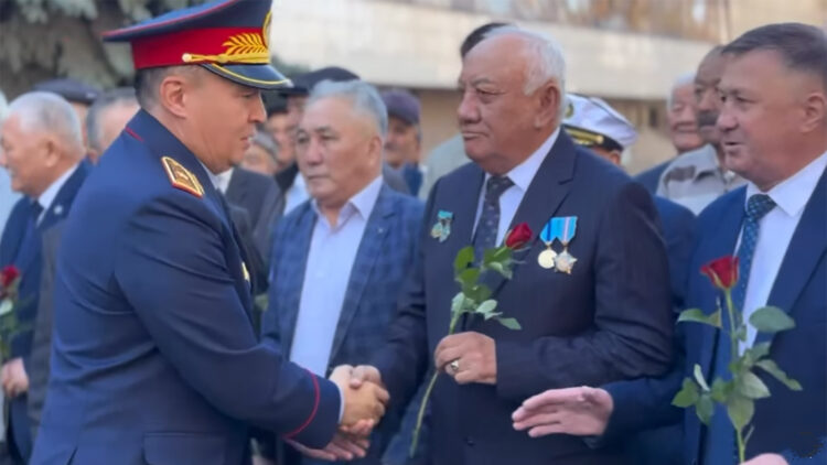 Жетісуда Ішкі істер органдарының ардагерлеріне құрмет көрсетілді