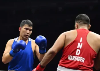Даниял Сапарбай әлем кубогінің жартылай финалында үнді боксшысына есе жіберді