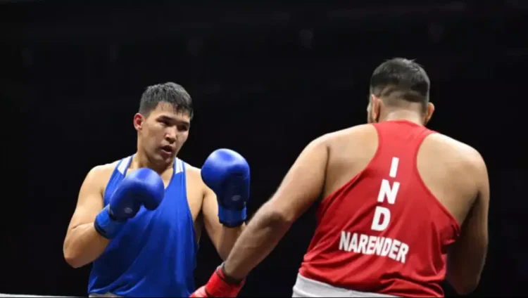 Даниял Сапарбай әлем кубогінің жартылай финалында үнді боксшысына есе жіберді
