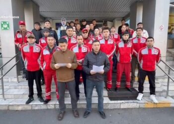 Жетісу облысының жедел жәрдем қызметкерлері Президентке үндеу жасады (ВИДЕО)