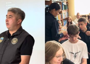 Жетісу облысында полицейлер киберқауіпсіздік жайлы студенттермен кездесу өткізді