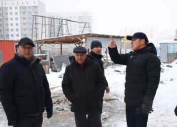 Қала әкімі жаңа тұрғын үйлердің құрылыс сапасын тексерді