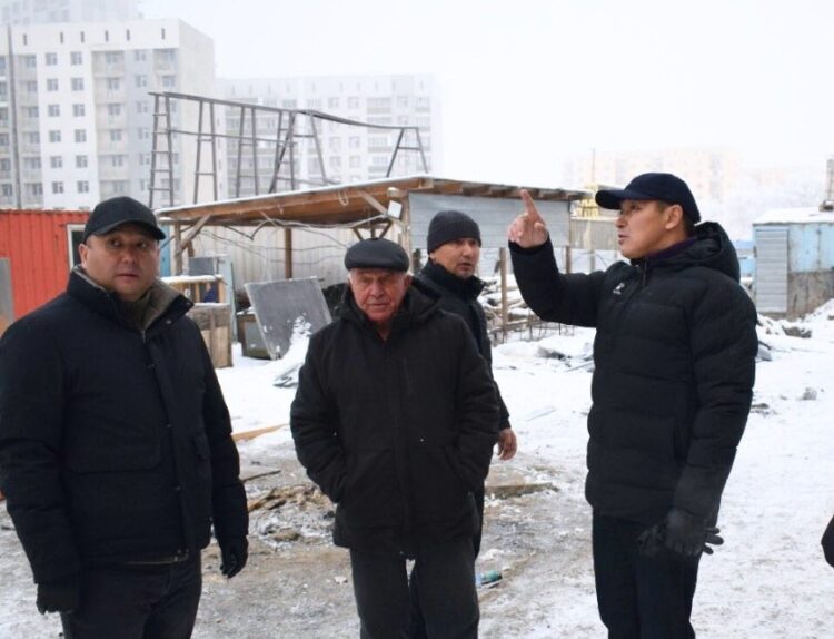 Қала әкімі жаңа тұрғын үйлердің құрылыс сапасын тексерді