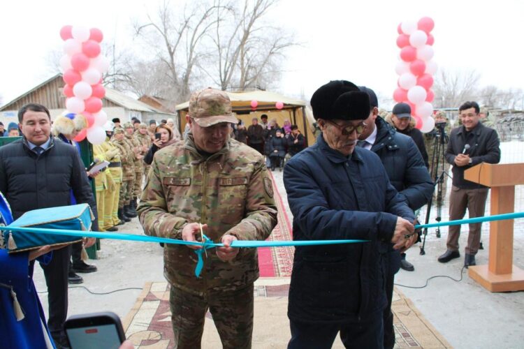 Алмалы ауылында жаңа өрт сөндіру бекеті ашылды