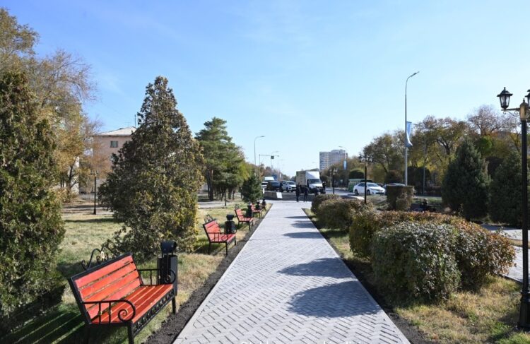 Талдықорғанда көркейту жұмыстары жүйелі жүргізілуде