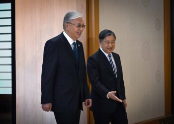 Мемлекет басшысы Жапония Императоры Нарухитомен кездесті