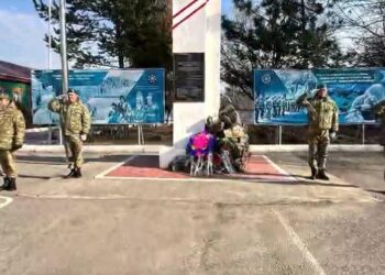 Панфилов шекарашылары ерлікпен қаза тапқан сарбаздарды еске алды