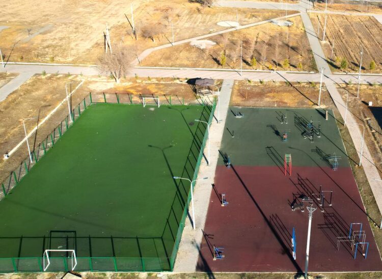 Ақсу ауданында орталық стадион салынады