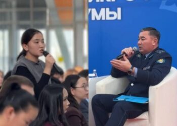 Жетісуда «Legal Talk»: Облыс прокуроры мен полиция бастығы жастармен жүздесті