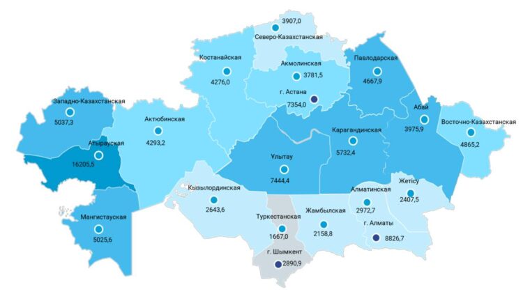Қазақстан өңірлеріндегі теңсіздік: Жетісу неге кедей аймақтар тізімінде?