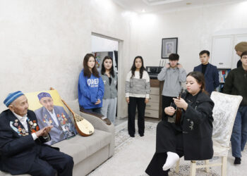 Талдықорғанда ардагерлерге арналған акция өтті