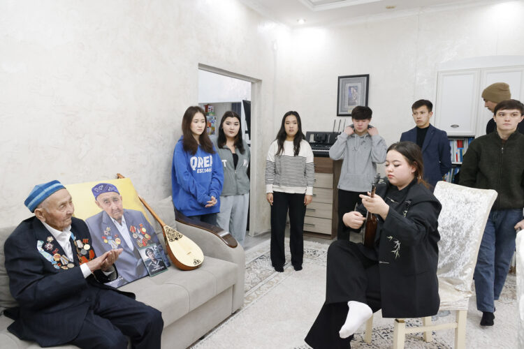 Талдықорғанда ардагерлерге арналған акция өтті