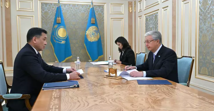 Тоқаев ҚТЖ басқарма төрағасы Алдыбергеновті қабылдады