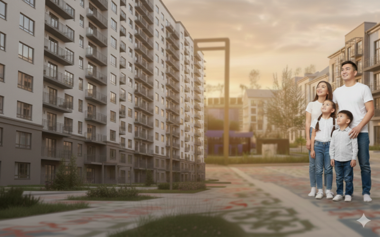 Біз қалада тұрамыз…