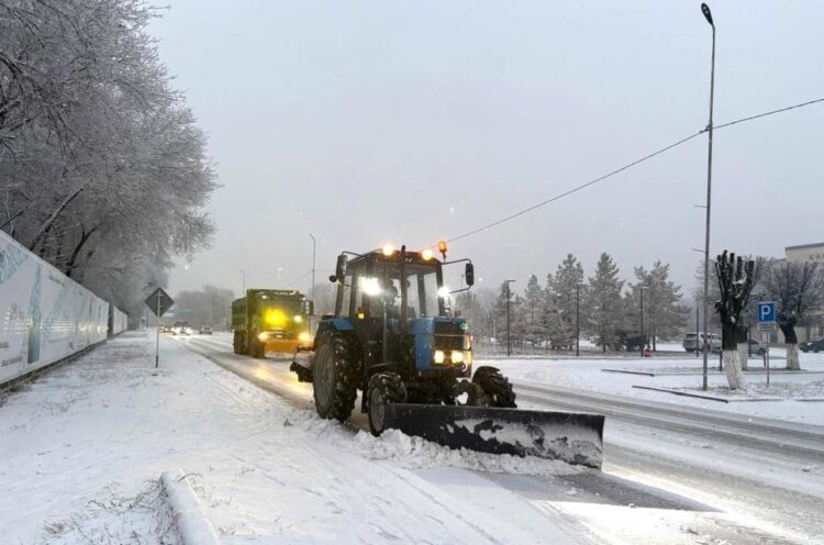 Қар тазалау қарқынды жүргізілуде