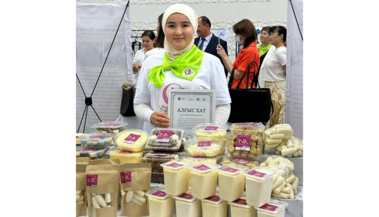 Сүттен құт өндірген