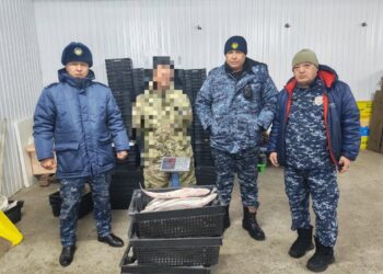 Жетісуда заңсыз балық аулаған 25 жастағы жігіт ұсталды