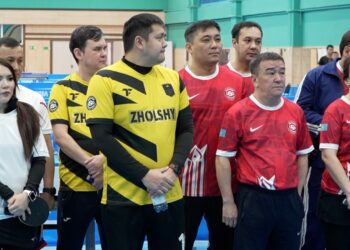 Жол сапасын тексерушілер Талдықорғанда үстел теннисі турнирінде жарысты