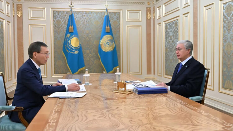 Мемлекет басшысы Орталық референдум комиссиясының төрағасын қабылдады