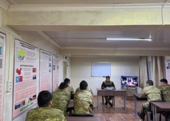 «Алмалысу» шекара бөлімшесінде тәрбие шарасы өтті