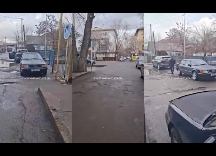 Талдықорған орталығында халық шұрық-тесік жолдан көз ашпай отыр