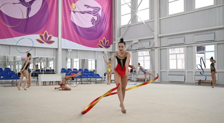 Талдықорғанда заманауи көркем гимнастика залы ашылды