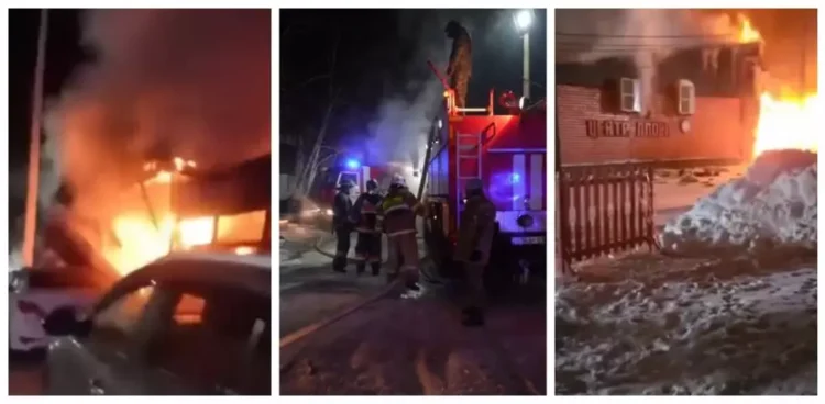 Щучинскіде дәмханада газ жарылып, 7 адам қаза тапты